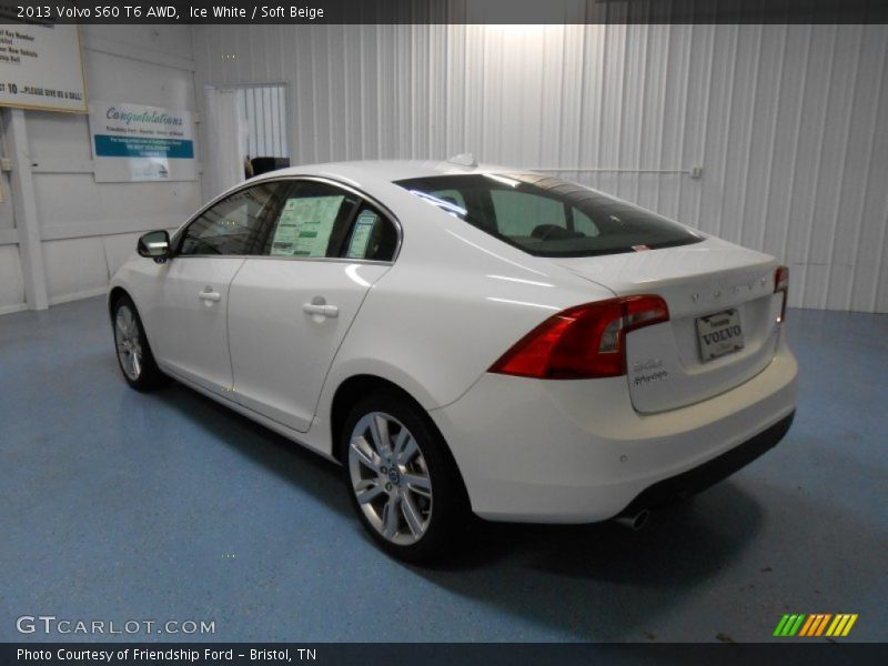 Ice White / Soft Beige 2013 Volvo S60 T6 AWD