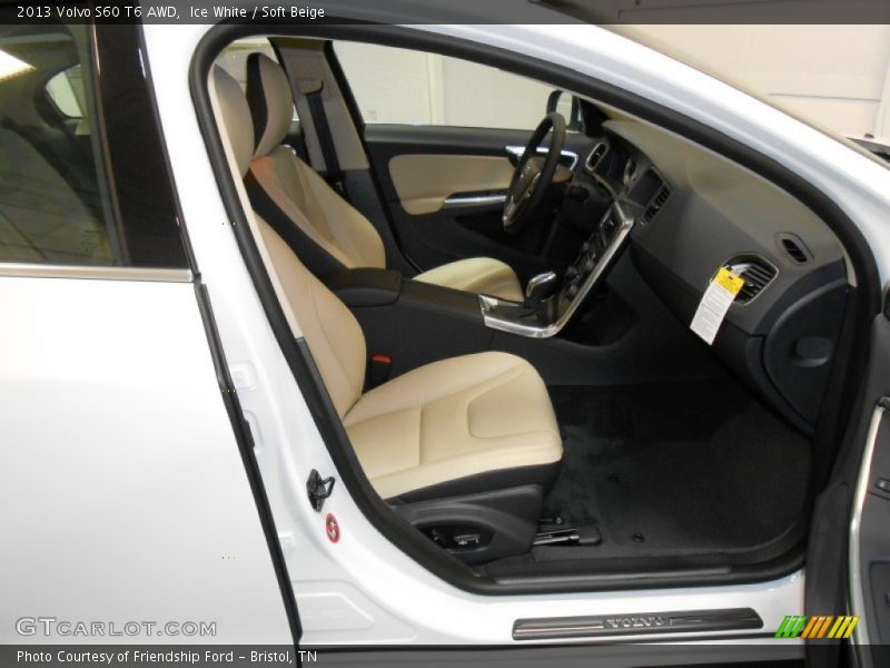 Ice White / Soft Beige 2013 Volvo S60 T6 AWD