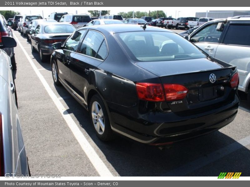 Black / Titan Black 2011 Volkswagen Jetta TDI Sedan