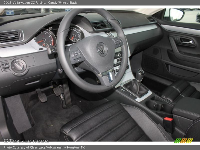 Black Interior - 2013 CC R-Line 