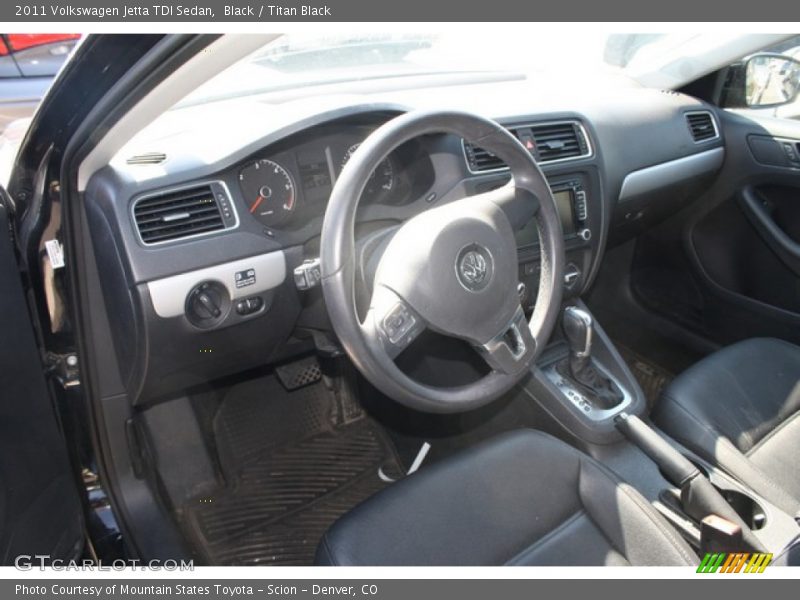 Black / Titan Black 2011 Volkswagen Jetta TDI Sedan