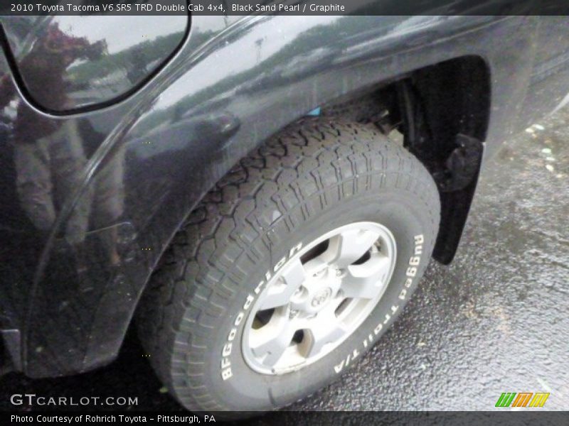 Black Sand Pearl / Graphite 2010 Toyota Tacoma V6 SR5 TRD Double Cab 4x4