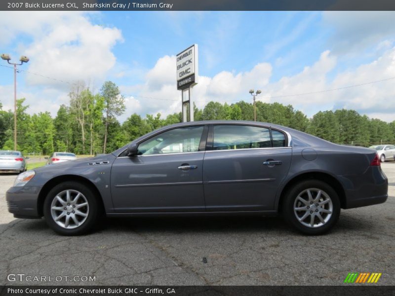 Sharkskin Gray / Titanium Gray 2007 Buick Lucerne CXL
