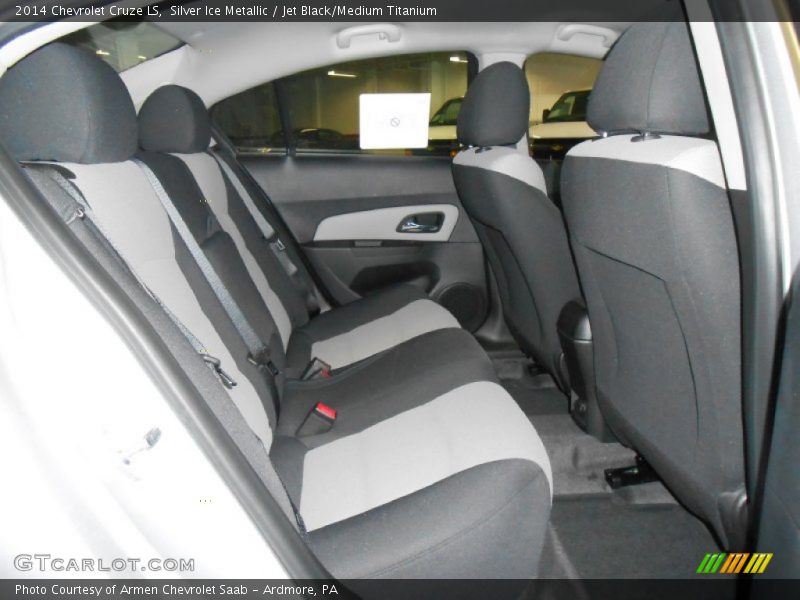 Silver Ice Metallic / Jet Black/Medium Titanium 2014 Chevrolet Cruze LS