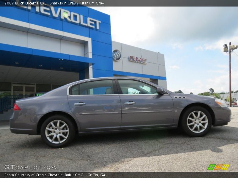 Sharkskin Gray / Titanium Gray 2007 Buick Lucerne CXL