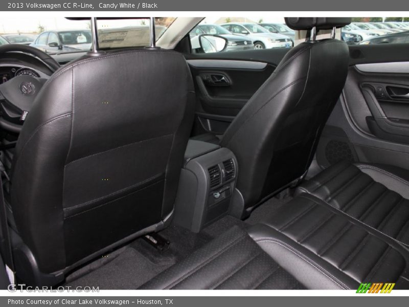 Rear Seat of 2013 CC R-Line