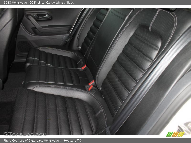 Rear Seat of 2013 CC R-Line