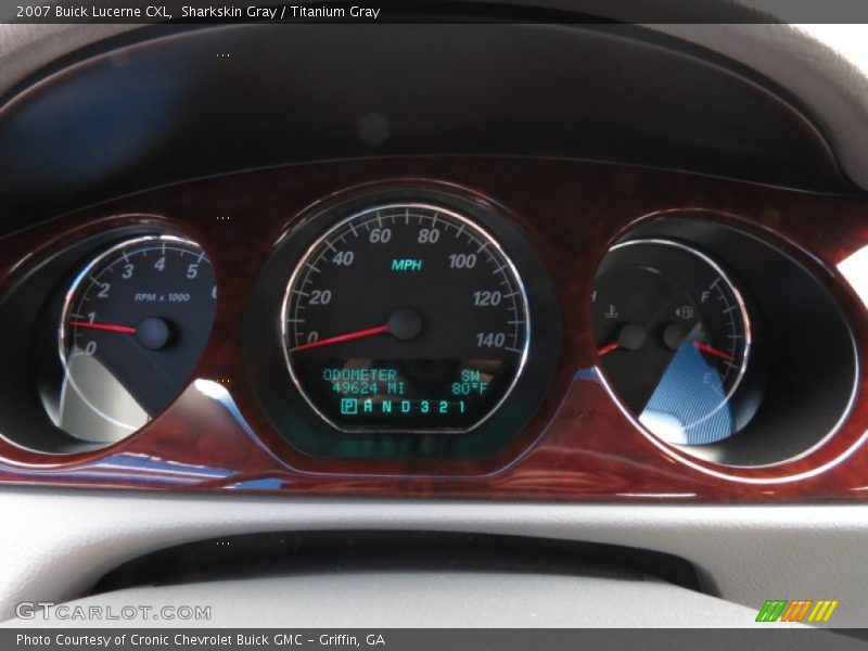 Sharkskin Gray / Titanium Gray 2007 Buick Lucerne CXL