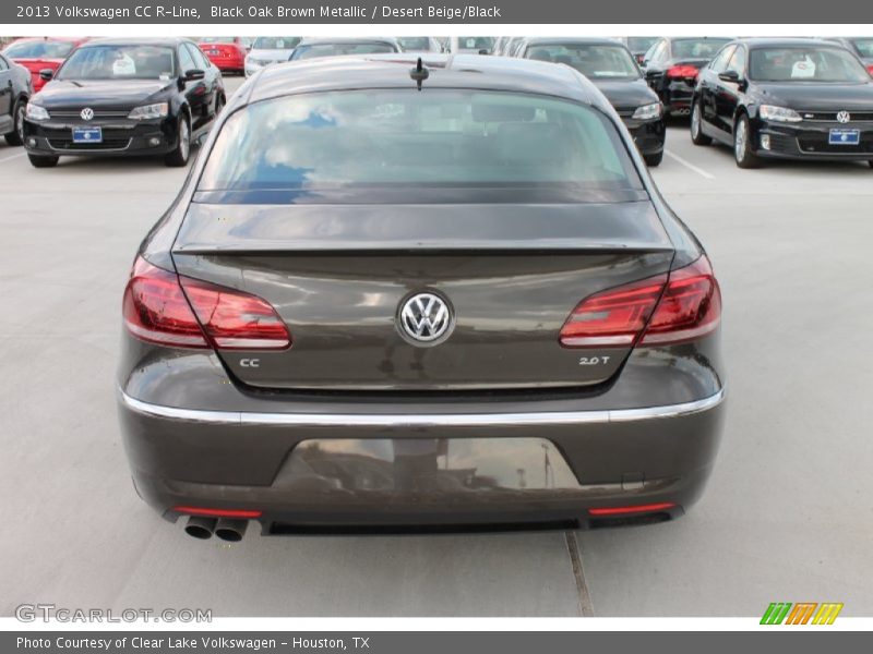 Black Oak Brown Metallic / Desert Beige/Black 2013 Volkswagen CC R-Line