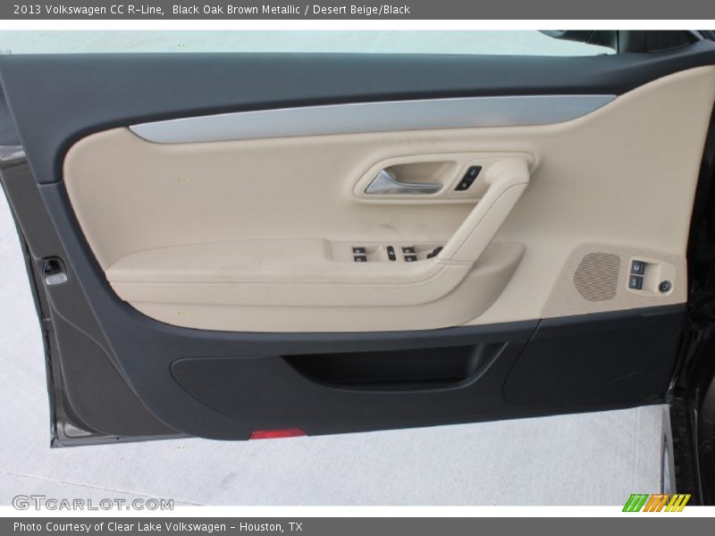 Black Oak Brown Metallic / Desert Beige/Black 2013 Volkswagen CC R-Line
