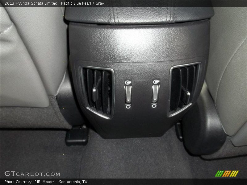 Pacific Blue Pearl / Gray 2013 Hyundai Sonata Limited