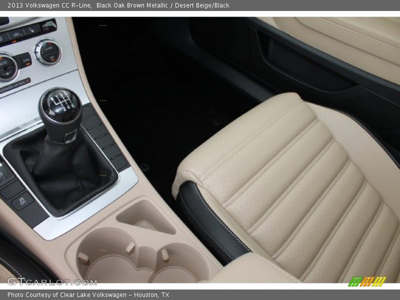 Black Oak Brown Metallic / Desert Beige/Black 2013 Volkswagen CC R-Line
