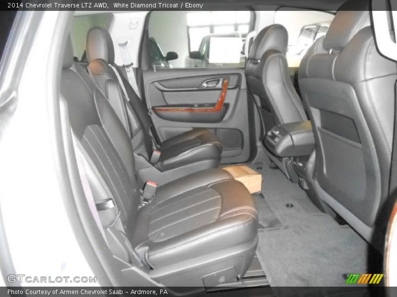 Rear Seat of 2014 Traverse LTZ AWD