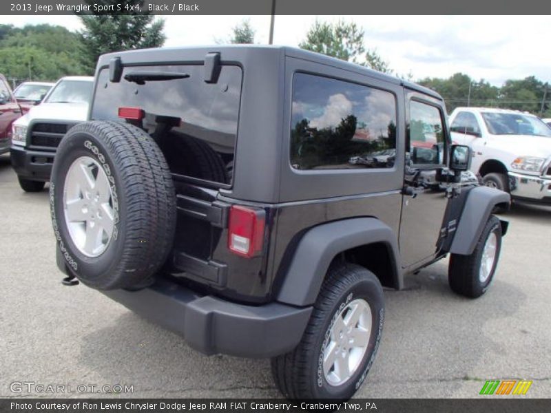 Black / Black 2013 Jeep Wrangler Sport S 4x4