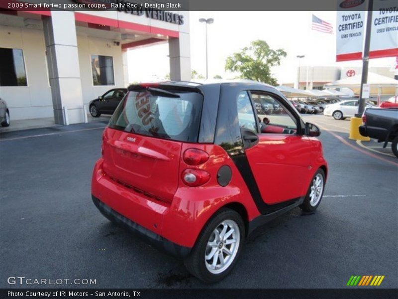 Rally Red / Design Black 2009 Smart fortwo passion coupe