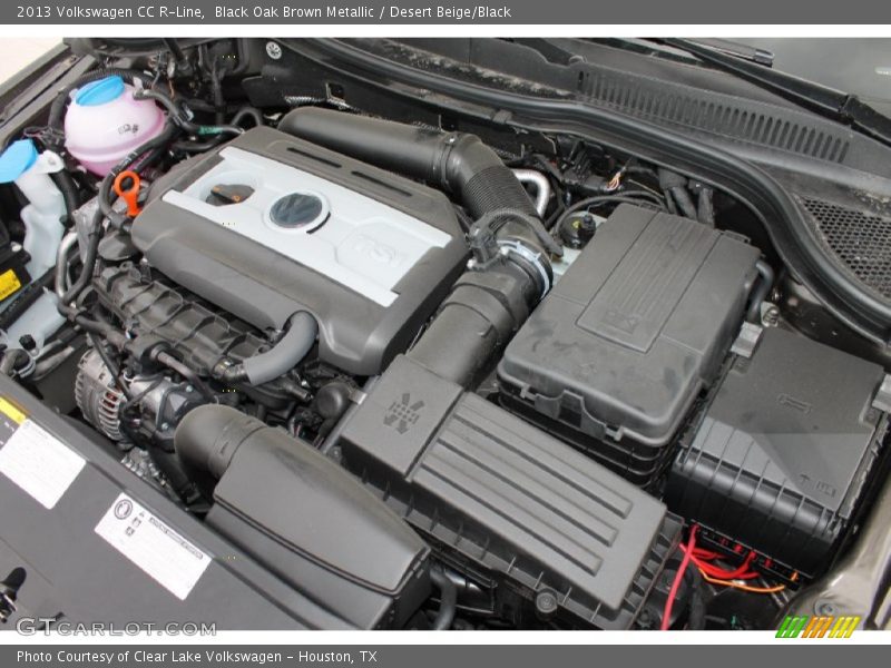 Black Oak Brown Metallic / Desert Beige/Black 2013 Volkswagen CC R-Line