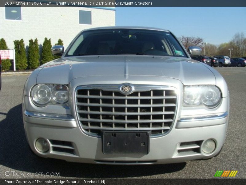 Bright Silver Metallic / Dark Slate Gray/Light Graystone 2007 Chrysler 300 C HEMI