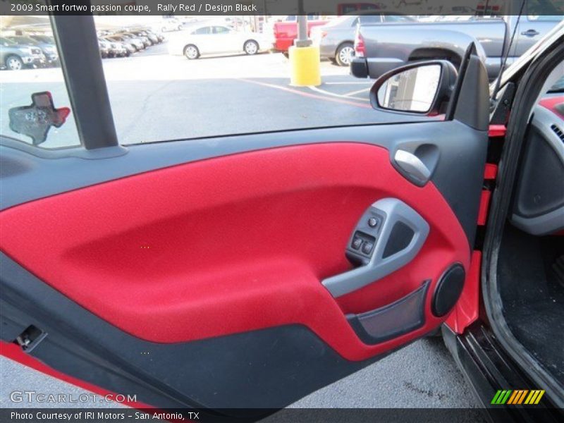 Rally Red / Design Black 2009 Smart fortwo passion coupe