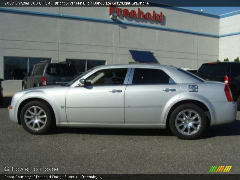 Bright Silver Metallic / Dark Slate Gray/Light Graystone 2007 Chrysler 300 C HEMI