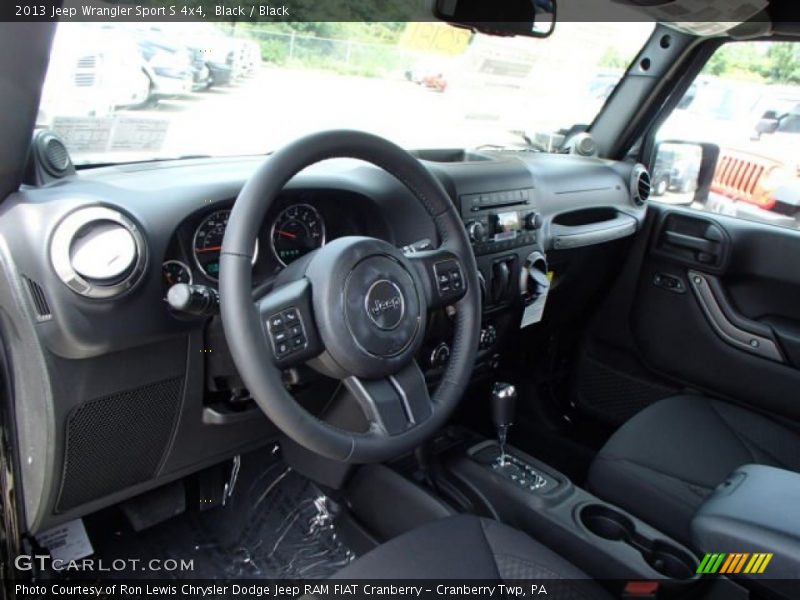 Black / Black 2013 Jeep Wrangler Sport S 4x4