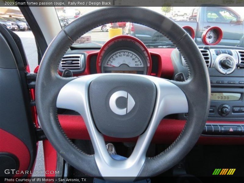 Rally Red / Design Black 2009 Smart fortwo passion coupe