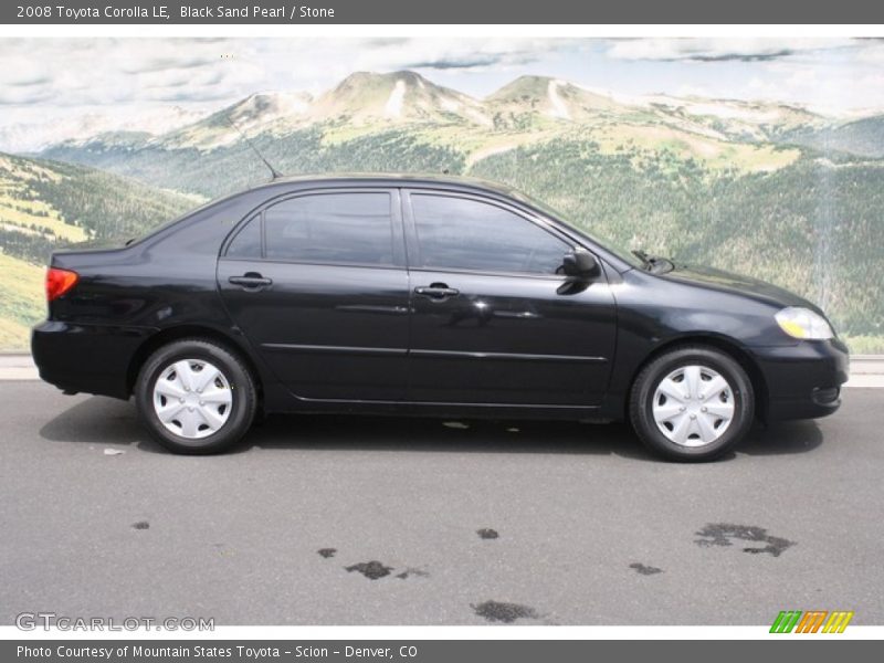 Black Sand Pearl / Stone 2008 Toyota Corolla LE