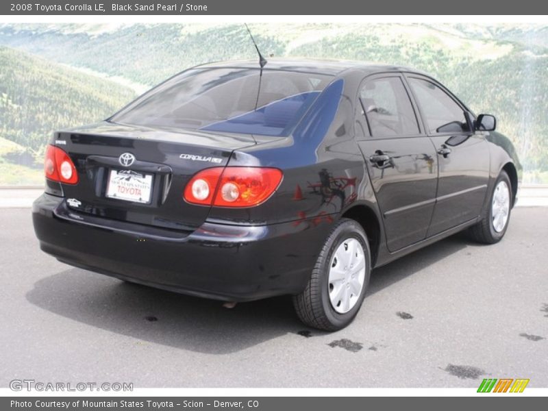 Black Sand Pearl / Stone 2008 Toyota Corolla LE