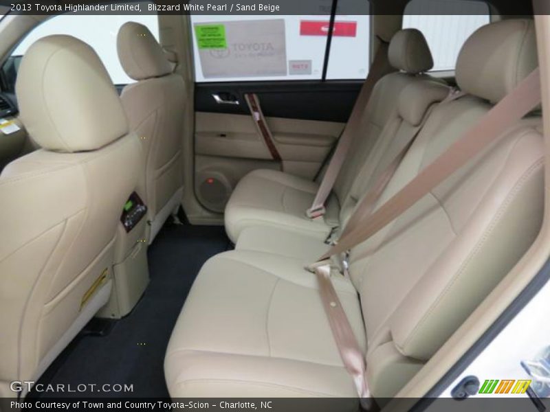 Blizzard White Pearl / Sand Beige 2013 Toyota Highlander Limited