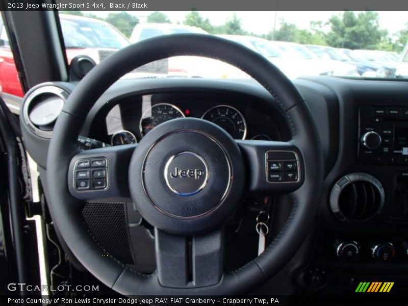 Black / Black 2013 Jeep Wrangler Sport S 4x4