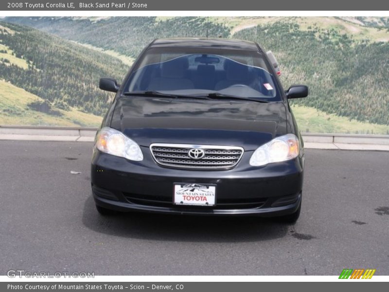 Black Sand Pearl / Stone 2008 Toyota Corolla LE