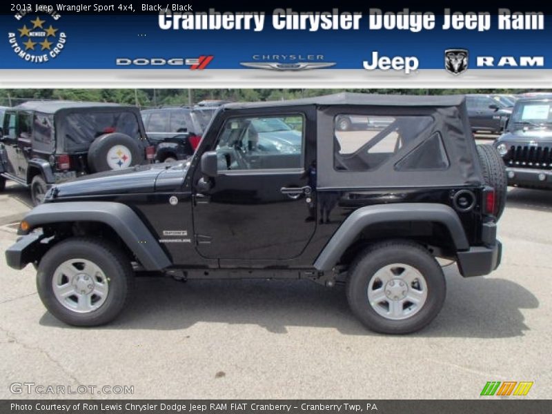 Black / Black 2013 Jeep Wrangler Sport 4x4