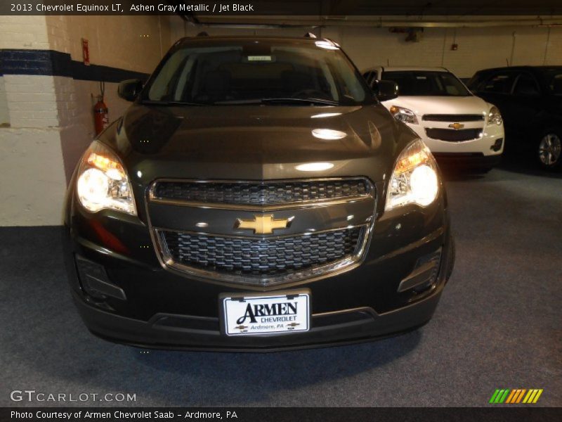 Ashen Gray Metallic / Jet Black 2013 Chevrolet Equinox LT