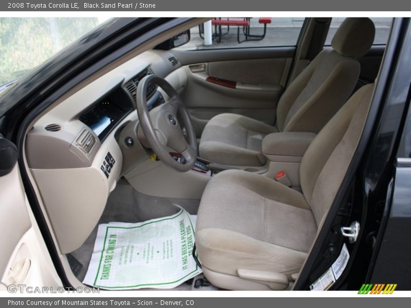 Black Sand Pearl / Stone 2008 Toyota Corolla LE