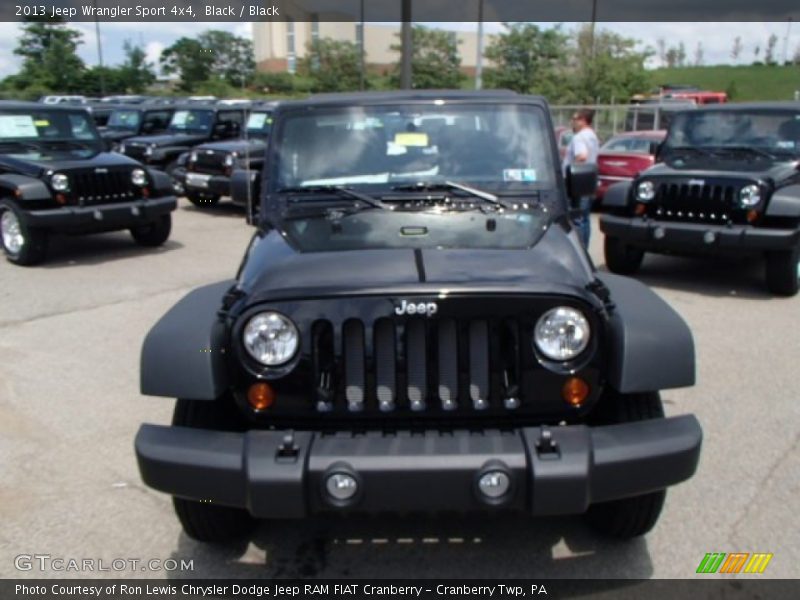 Black / Black 2013 Jeep Wrangler Sport 4x4