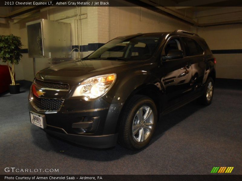 Ashen Gray Metallic / Jet Black 2013 Chevrolet Equinox LT