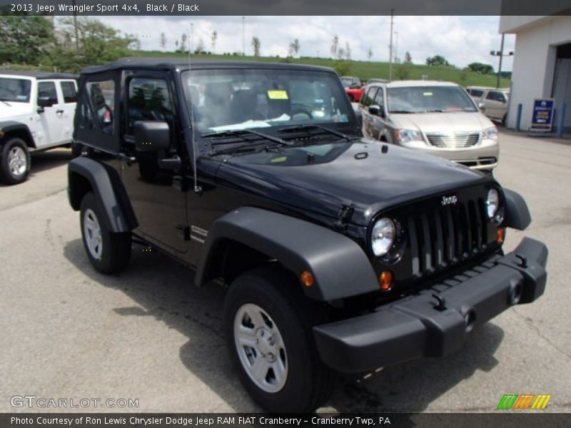 Black / Black 2013 Jeep Wrangler Sport 4x4