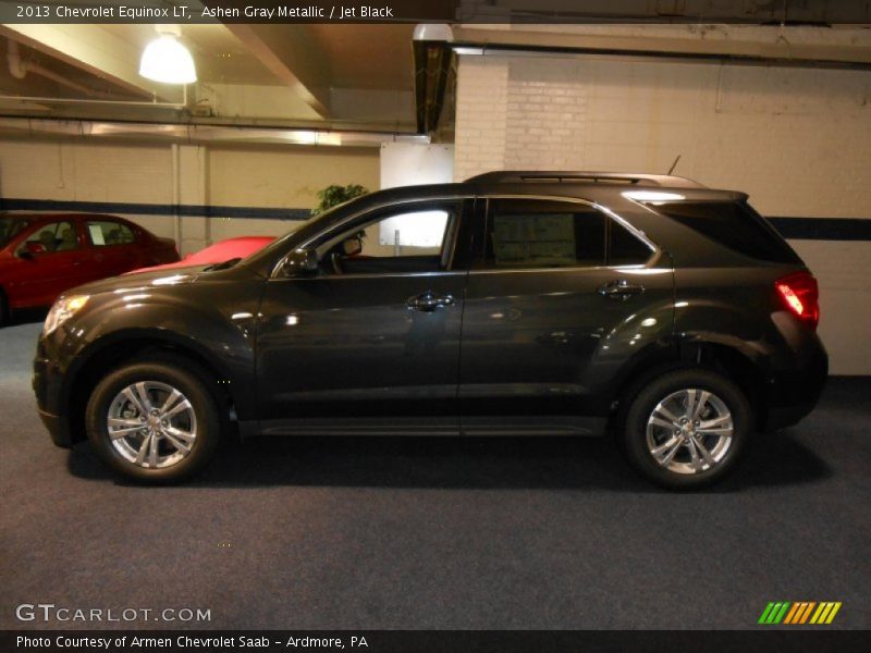 Ashen Gray Metallic / Jet Black 2013 Chevrolet Equinox LT