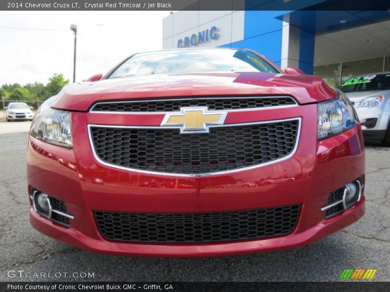 Crystal Red Tintcoat / Jet Black 2014 Chevrolet Cruze LT