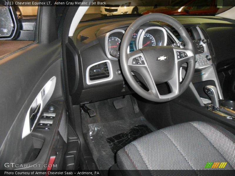 Ashen Gray Metallic / Jet Black 2013 Chevrolet Equinox LT