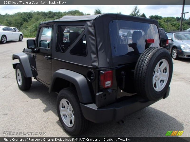 Black / Black 2013 Jeep Wrangler Sport 4x4