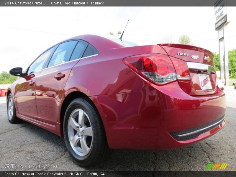 Crystal Red Tintcoat / Jet Black 2014 Chevrolet Cruze LT