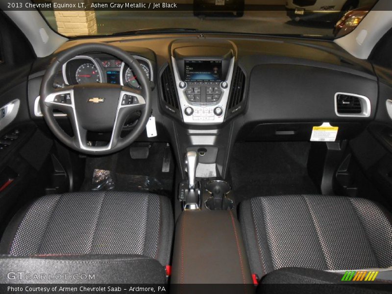 Ashen Gray Metallic / Jet Black 2013 Chevrolet Equinox LT
