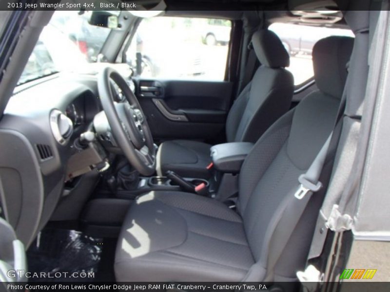 Black / Black 2013 Jeep Wrangler Sport 4x4