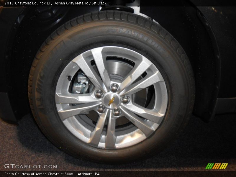 Ashen Gray Metallic / Jet Black 2013 Chevrolet Equinox LT