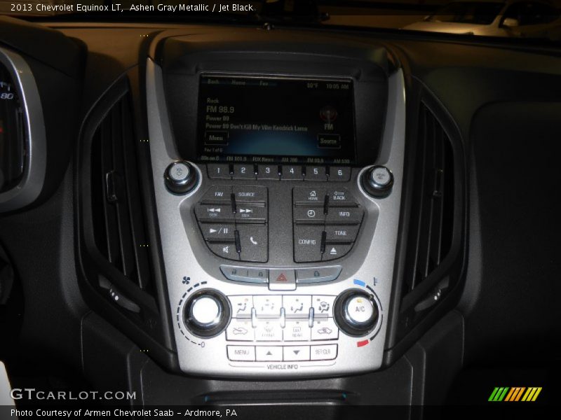 Ashen Gray Metallic / Jet Black 2013 Chevrolet Equinox LT