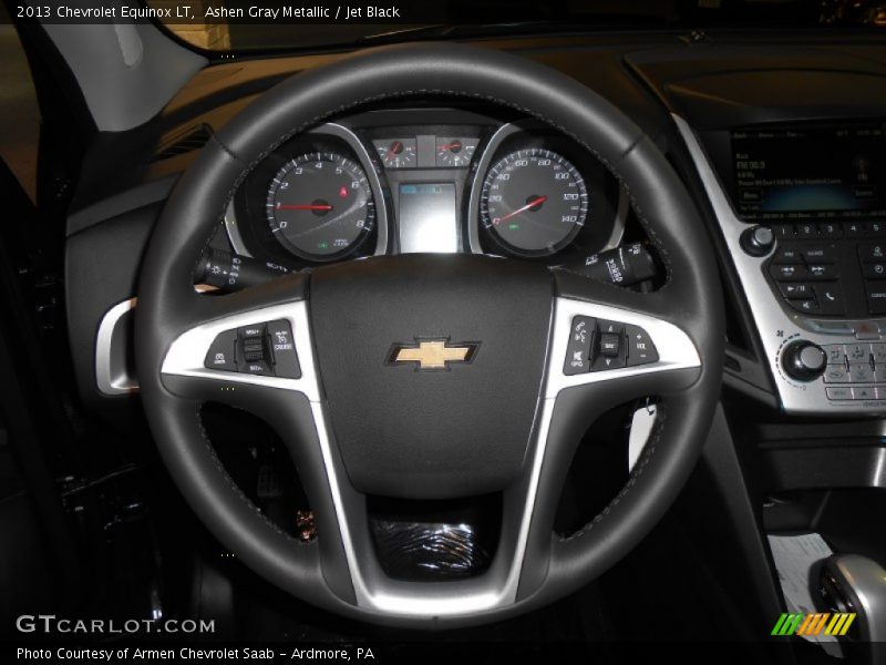 Ashen Gray Metallic / Jet Black 2013 Chevrolet Equinox LT