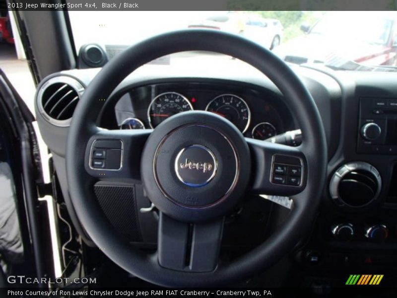 Black / Black 2013 Jeep Wrangler Sport 4x4
