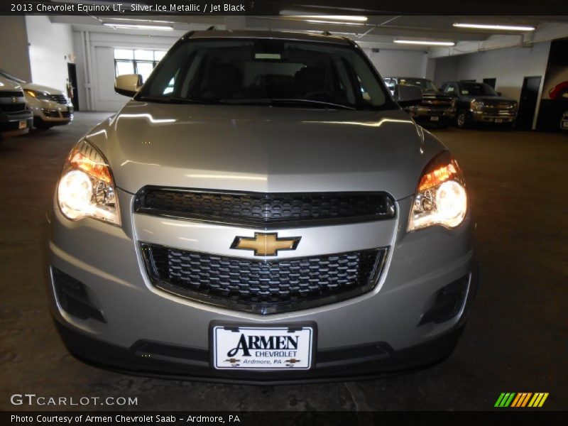 Silver Ice Metallic / Jet Black 2013 Chevrolet Equinox LT
