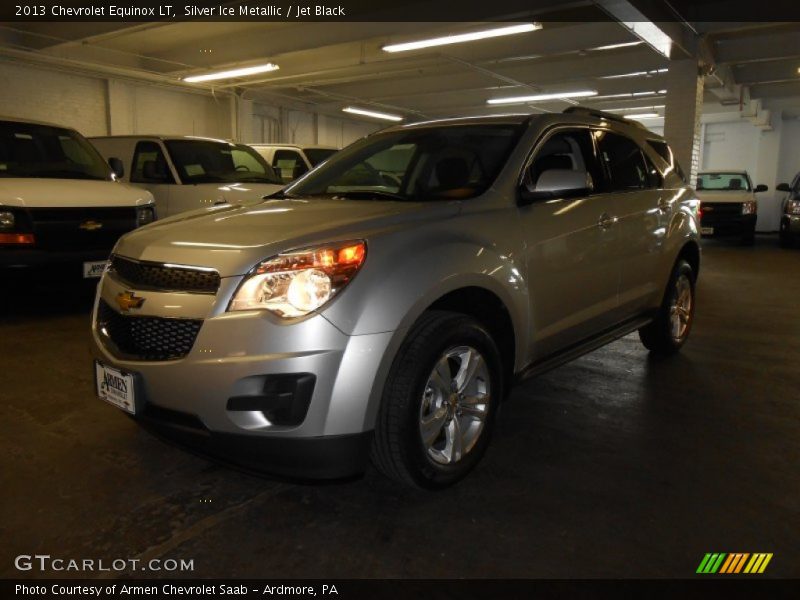 Silver Ice Metallic / Jet Black 2013 Chevrolet Equinox LT