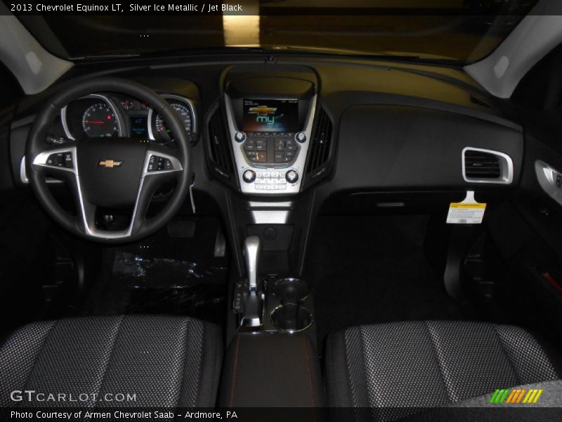 Silver Ice Metallic / Jet Black 2013 Chevrolet Equinox LT